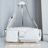 Zivas Charm Understated Luxury Fashion Handbag (Thoughtfully Structured Design) – Angled View