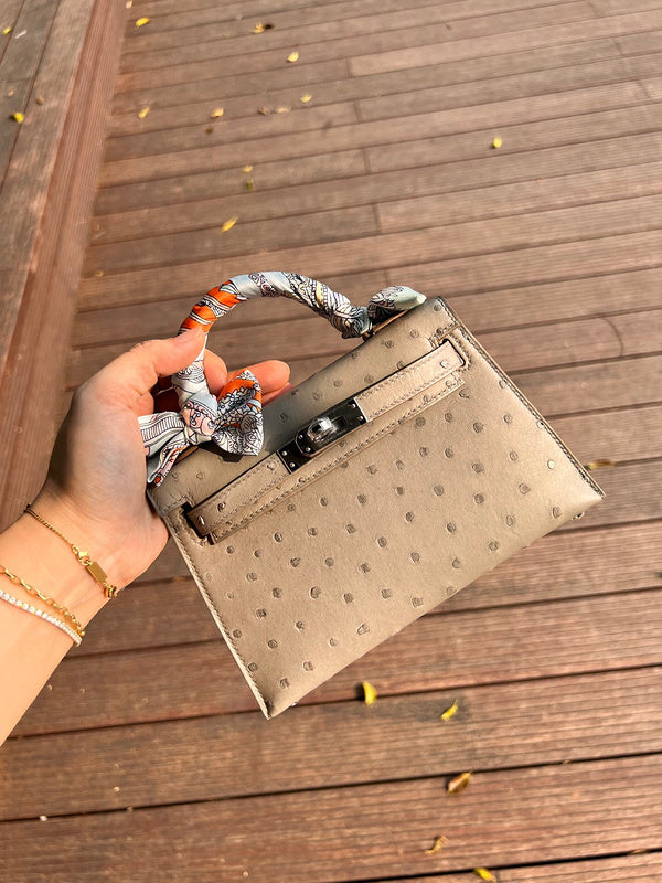 Interior view of polished premium bag