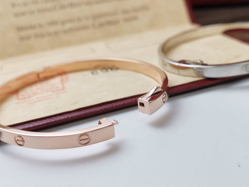 Close-up detail view of Cartier unisex jewelry piece