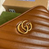 Back view of signature sleek women's handbag – women's designer-style accessory