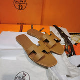 Hermes sandals Style 074 - top view showing design