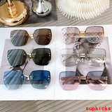 Lifestyle view of Louis Vuitton unisex sunglasses