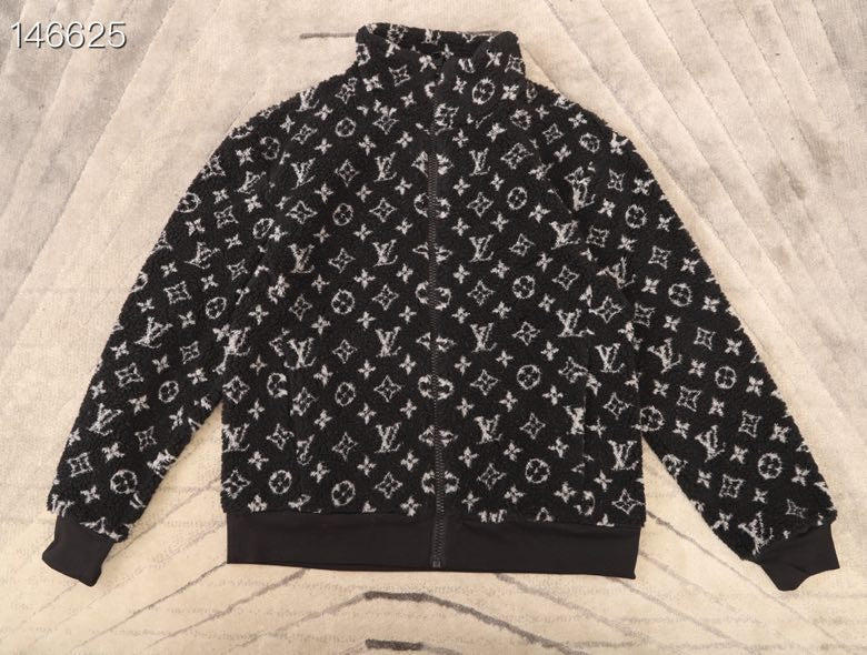 Full styled look of Louis Vuitton luxury clothing with relaxed-fit cut