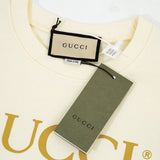 Full styled look of Gucci luxury clothing with relaxed-fit cut