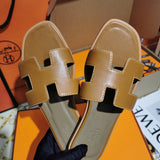 Hermes sandals Style 078 - angled studio shot