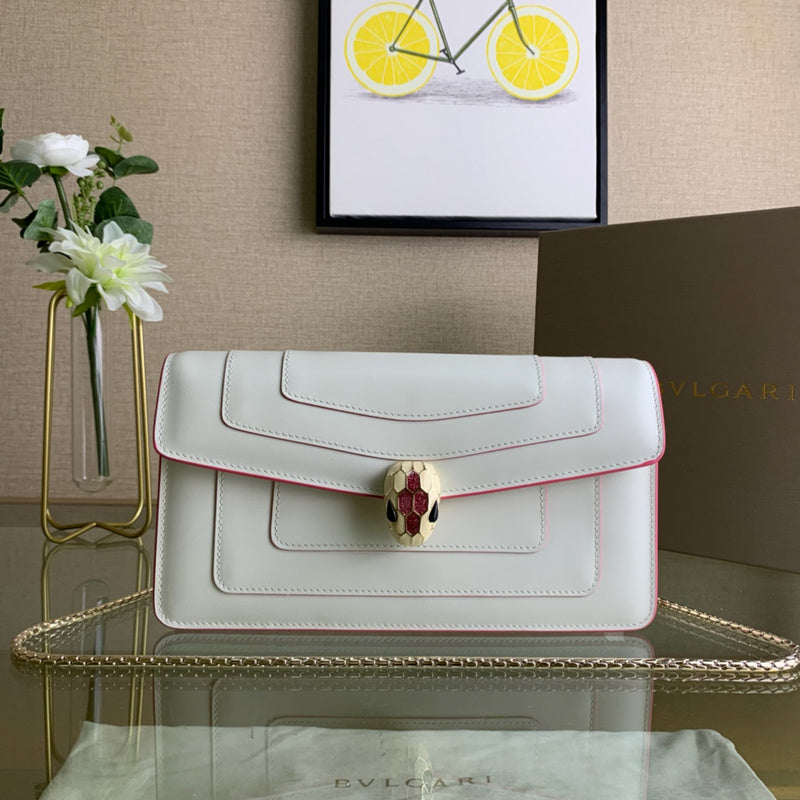 Bold Faux Leather Handbag - Sleek Minimalist Lines | Women's Fashion Handbag #1718 - product detail shot (image 10) of designer-inspired handbag