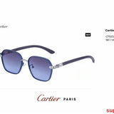 Angled view of Cartier unisex sunglasses
