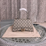 Close-up detail of signature refined women's handbag – women's premium purse
