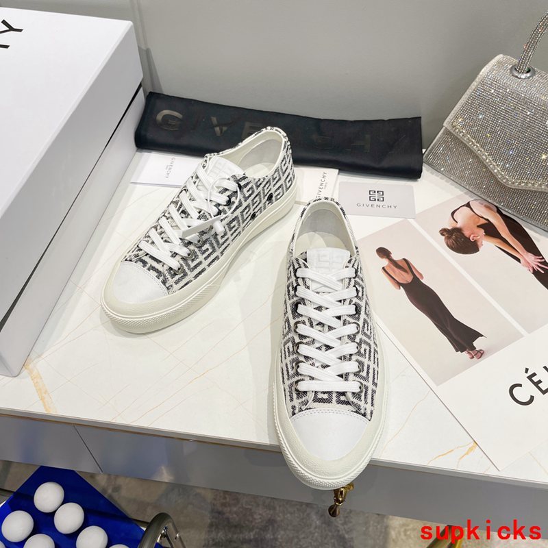 Givenchy Nude Slip-On Sneakers - Lifestyle Styling Shot