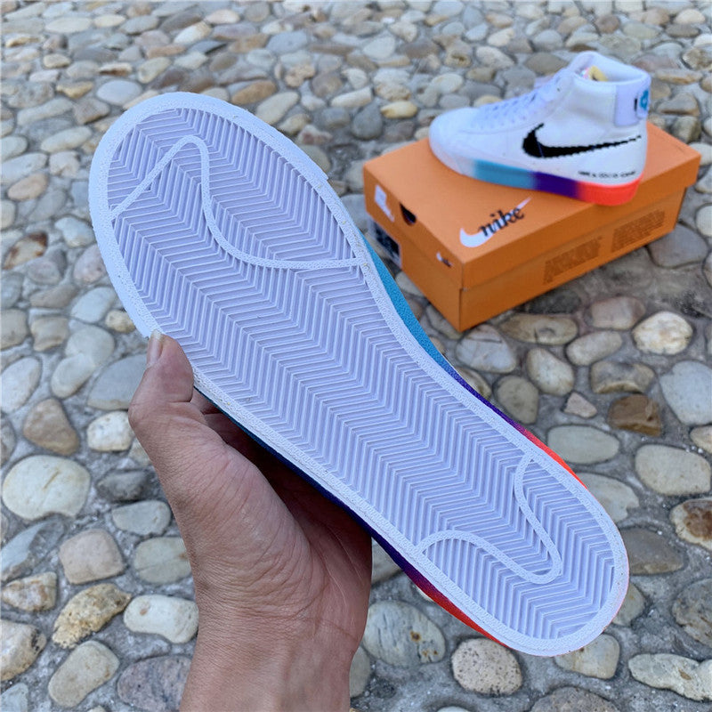 Nike Men's & Women's Premium Designer Sneakers — Style 034 back view