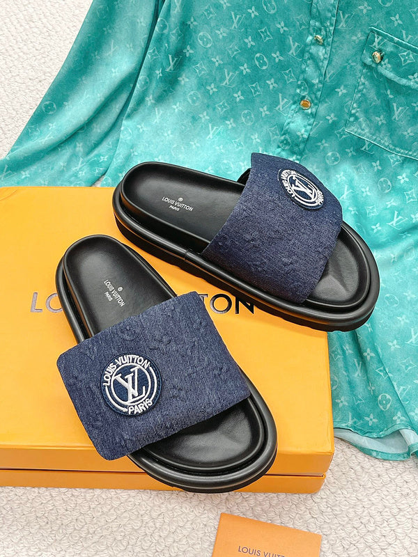Louis Vuitton shoes Style 374 - close-up of timeless elegant design