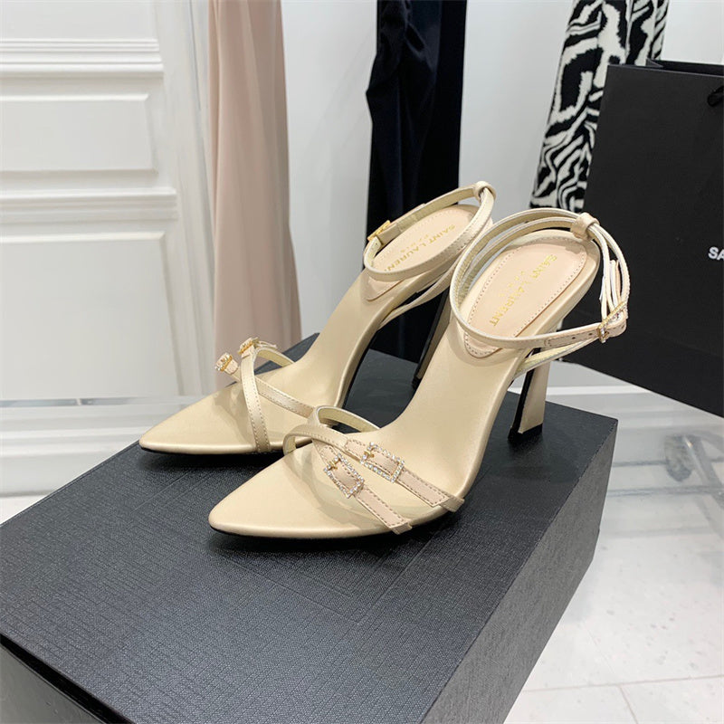 Saint Laurent shoes front view designer style