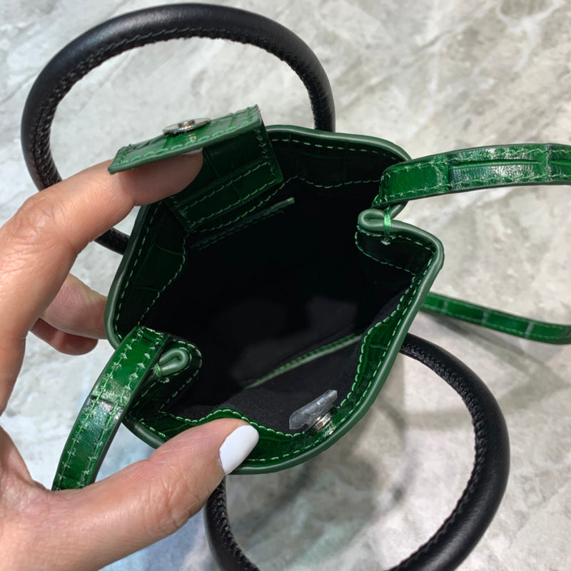 Refined Premium PU Leather Handbag - Sleek Minimalist Lines | Women's Premium Handbag #996 - styled full view (image 7) of designer-inspired handbag