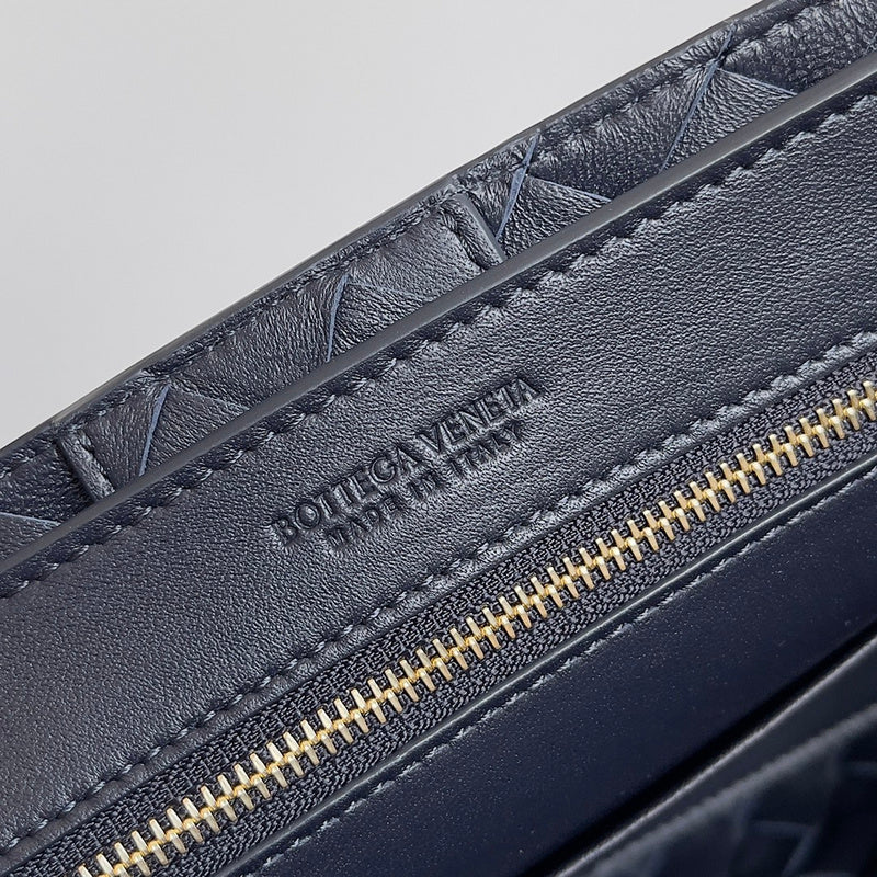 Sleek Vegan Leather Handbag - Signature Hardware Accents | Women's Everyday Carry Handbag #1562 - back view (image 4) of designer-inspired handbag