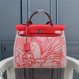 Close-up detail of minimalist bag design