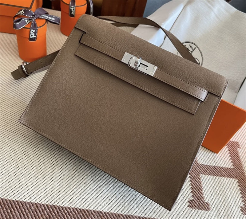  Timeless crossbody bag carried on shoulder