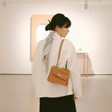 Sculpted bag shown from front angle