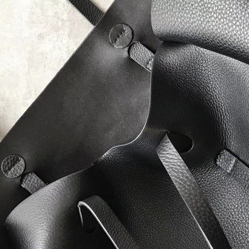 Classic Faux Leather Handbag - Refined Silhouette | Women's Luxury Handbag #958 - alternate angle view (image 8) of designer-inspired handbag