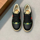 Gucci neutral cream luxury sneakers view 10 breathable knit upper