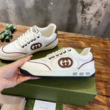 Gucci muted earth tones luxury sneakers view 5 cushioned comfort fit