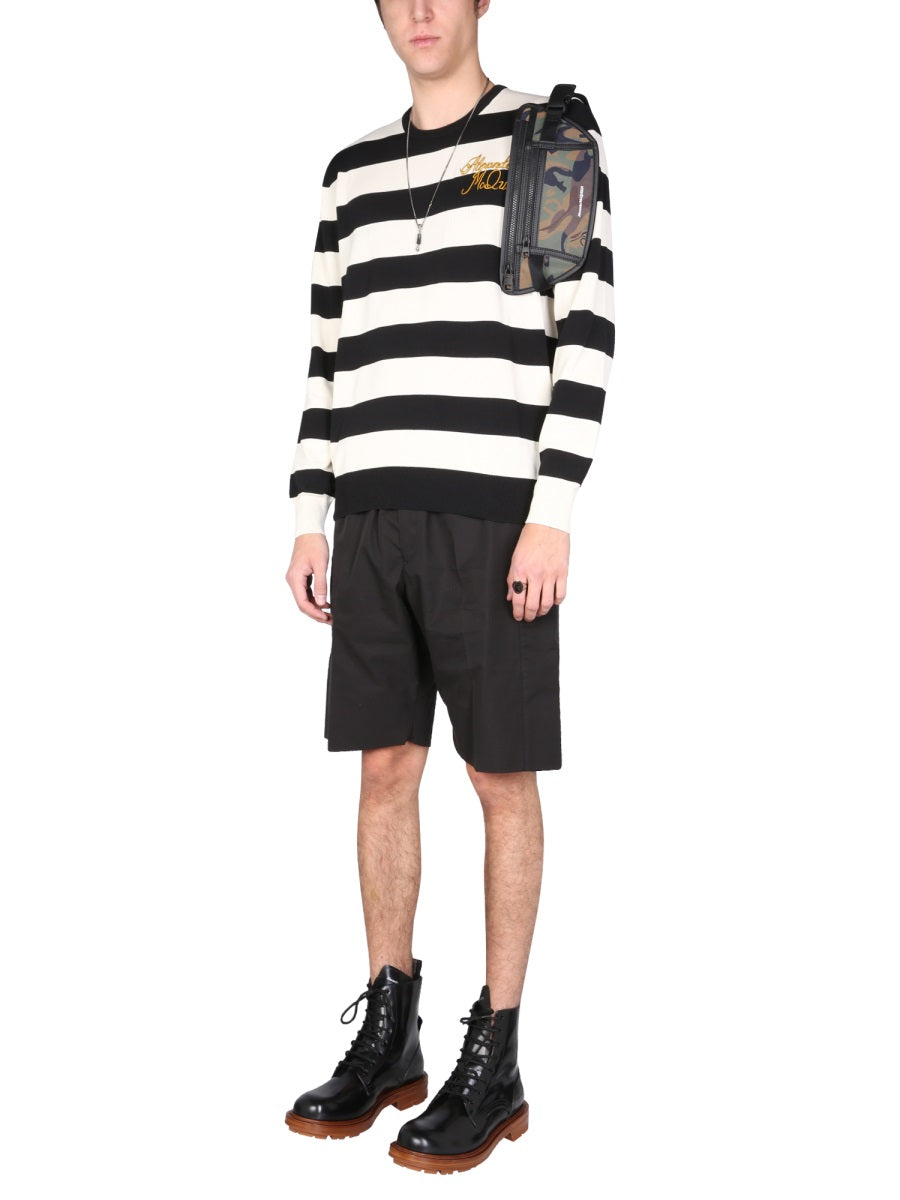 Alexander McQueen Accessories? Alexander Mcqueen Men Gabardine Bermuda Premium Everyday Designer Accessory