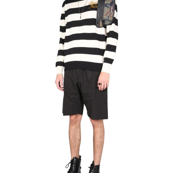 Alexander McQueen Accessories? Alexander Mcqueen Men Gabardine Bermuda Premium Everyday Designer Accessory