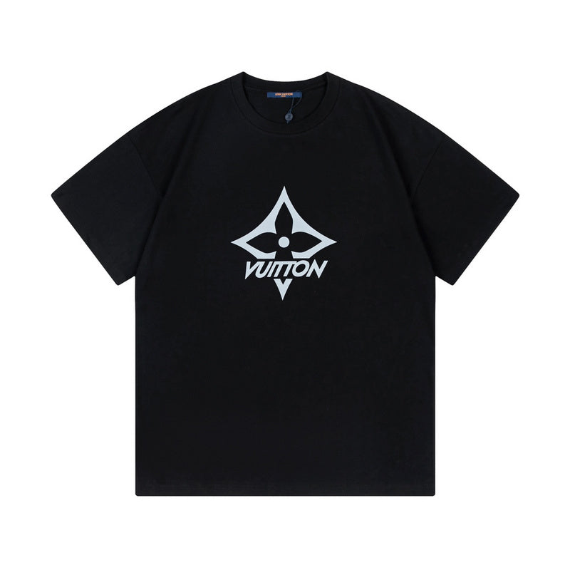 Back view of Louis Vuitton cotton t-shirt with contemporary cut