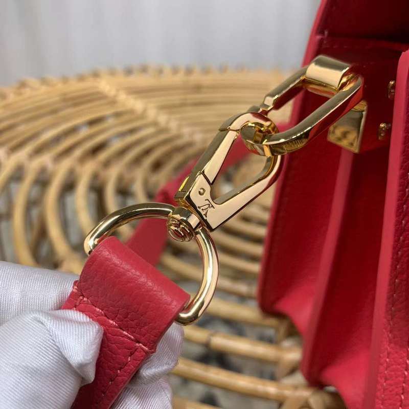 Handle and strap detail of refined signature women's handbag – women's luxury handbag