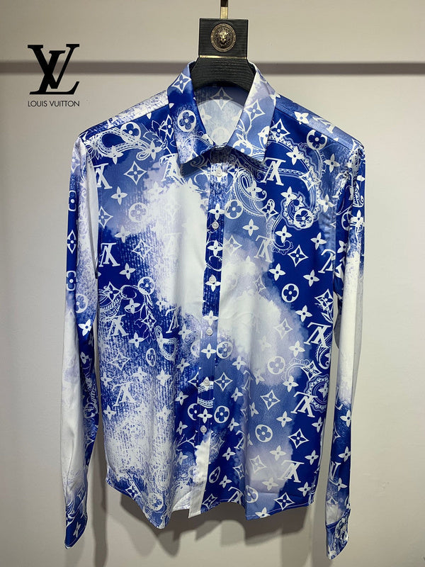 Back view of Louis Vuitton cotton t-shirt with signature branding