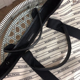 Interior view of chic classic women's handbag – women's designer-style accessory