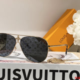 Lifestyle view of Louis Vuitton unisex sunglasses