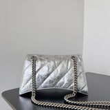 Zivas Charm Modern Minimalist Look Statement Handbag (Structured Everyday Essential) – Back View