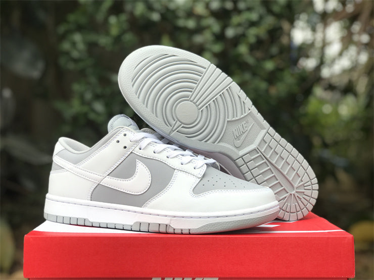 Nike two-tone luxury sneakers view 5 signature lace-up style