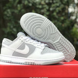 Nike two-tone luxury sneakers view 5 signature lace-up style