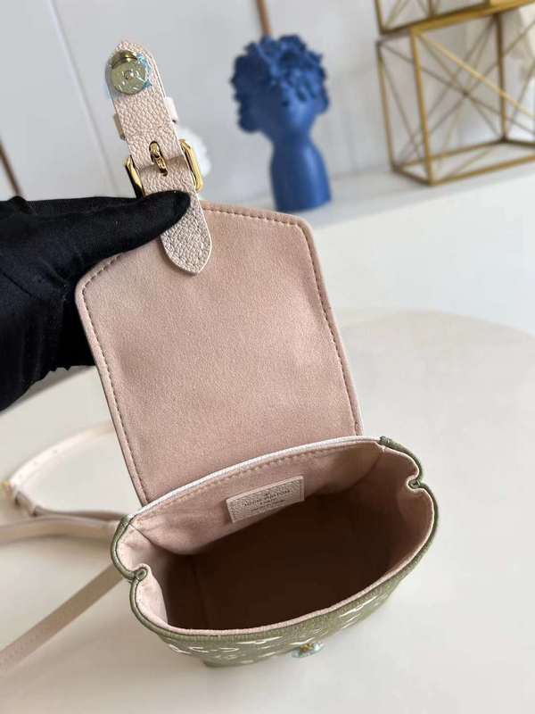 Front view of signature polished women's handbag – women's premium purse