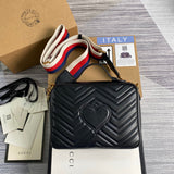 Side profile of refined structured women's handbag – women's luxury handbag