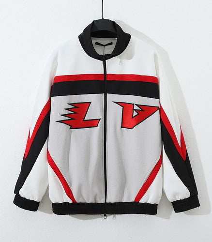 Front view of Louis Vuitton luxury clothing with relaxed-fit cut