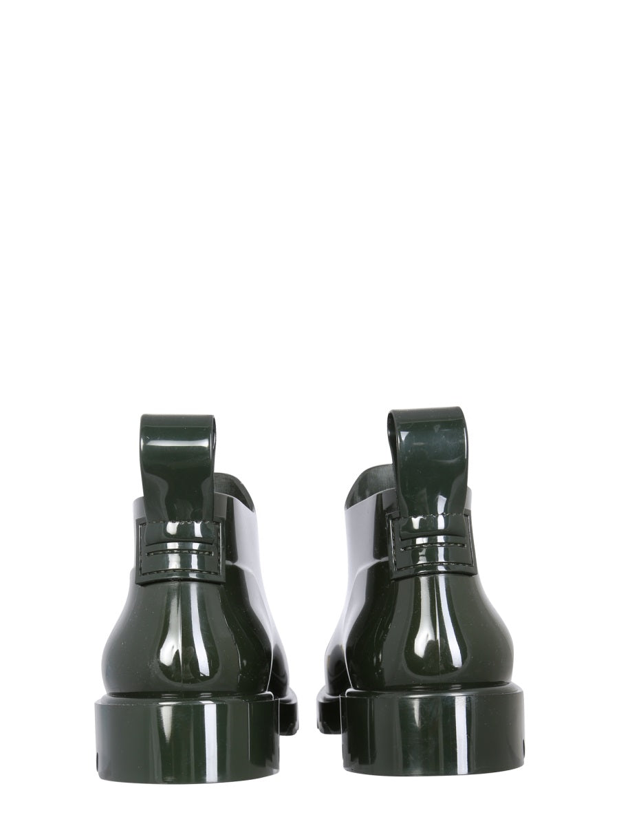 Bottega Veneta premium boots & booties detail and craftsmanship close-up