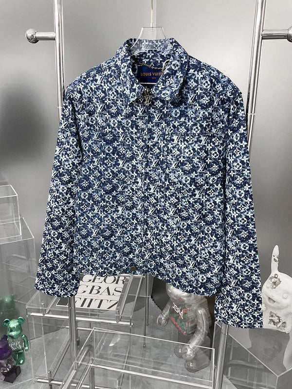 Front view of Louis Vuitton luxury clothing with everyday silhouette