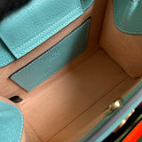 Close-up detail of signature classic women's handbag – women's designer-style accessory