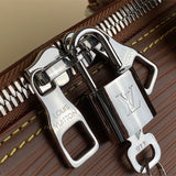  carryall bag close-up of hardware and finish 11