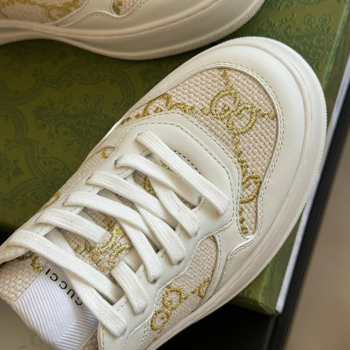Gucci Embossed Sneaker – luxury designer sneakers at Bellvora