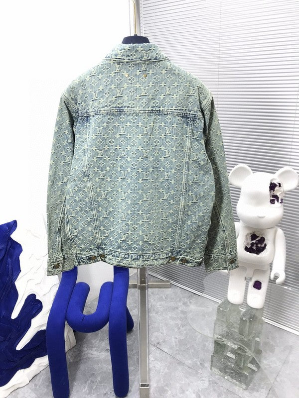 Back view of Louis Vuitton luxury clothing with contemporary cut