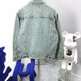 Back view of Louis Vuitton luxury clothing with contemporary cut