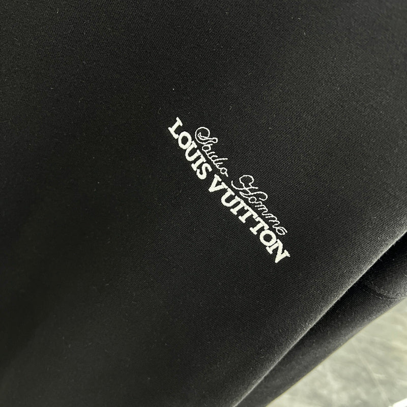 Back view of Louis Vuitton luxury clothing with relaxed-fit cut