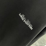 Back view of Louis Vuitton luxury clothing with relaxed-fit cut