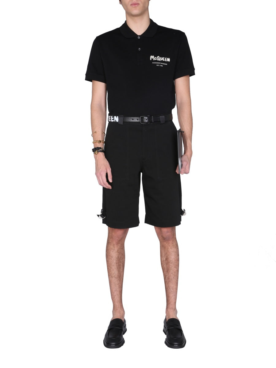 Alexander McQueen Accessories? Alexander Mcqueen Men Regular Fit Bermuda Luxury Designer Fashion Accessory