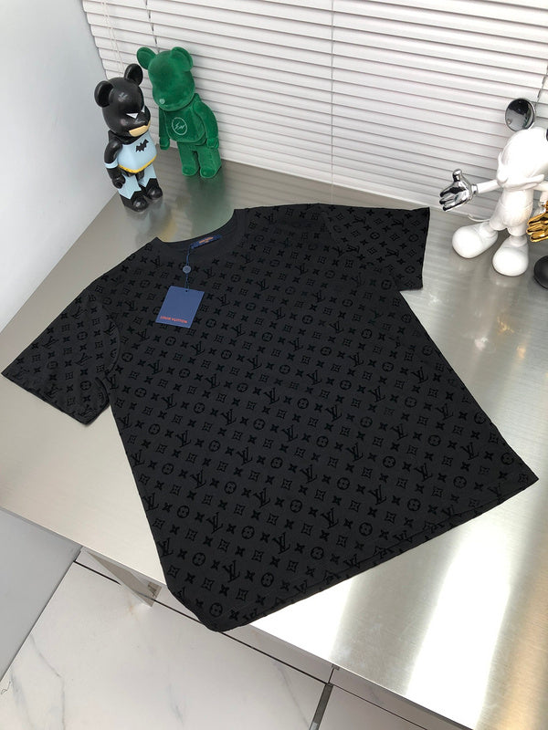 Back view of Louis Vuitton cotton t-shirt with relaxed-fit cut