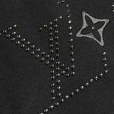 Flat lay presentation of Louis Vuitton cotton t-shirt with logo-detail design
