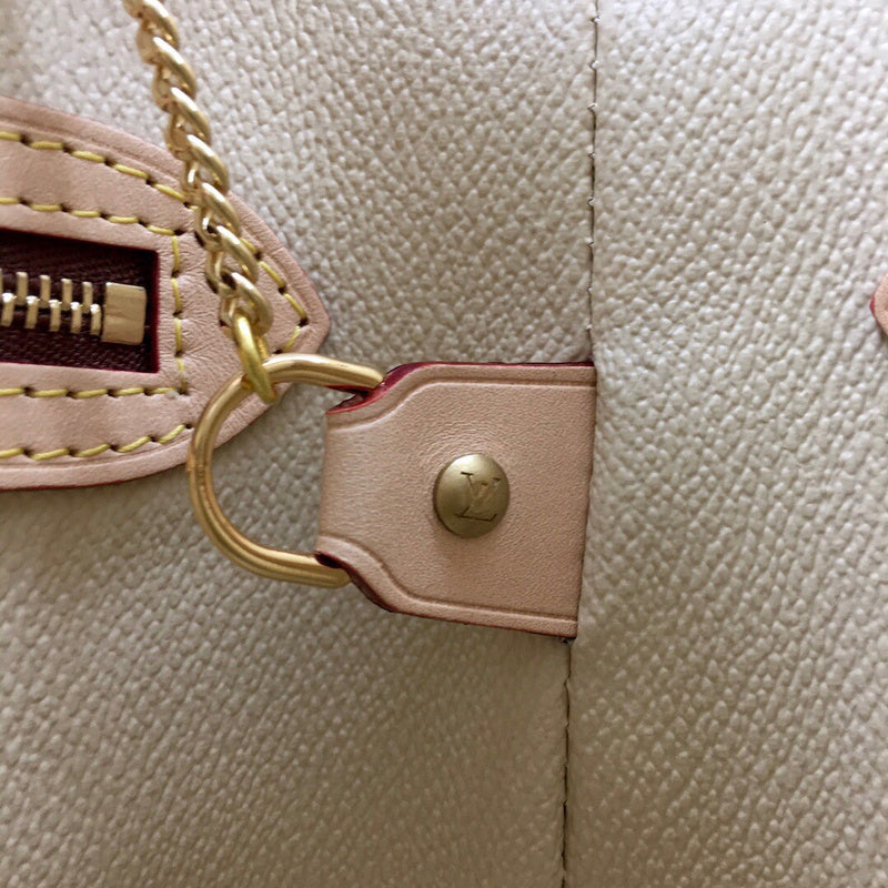 Front view of refined signature women's handbag – women's premium purse